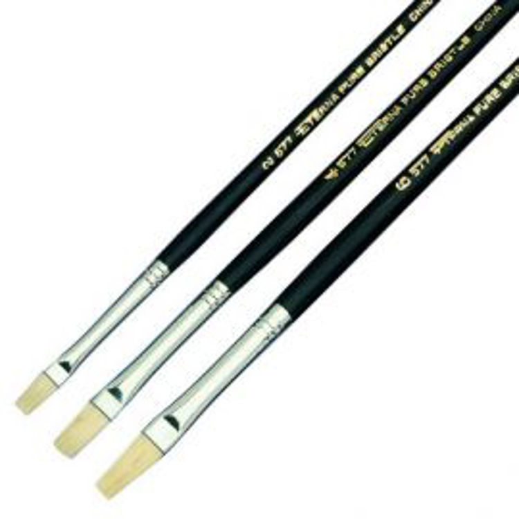 Picture of 577 ETERNA PURE BRISTLE ALL BLACK PAINT BRUSHES